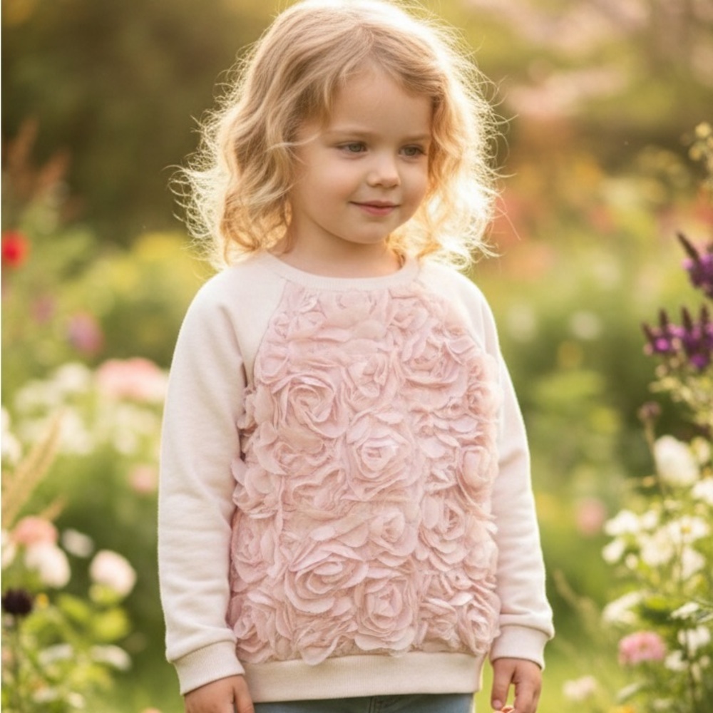 Juicy couture rosette sweatshirt size 5